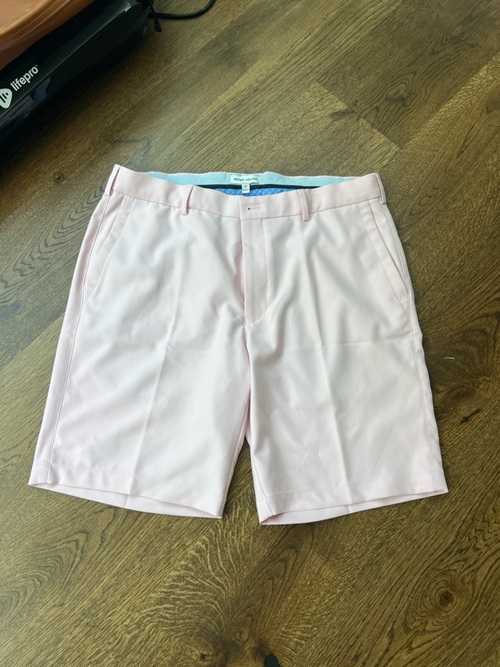 Pink Peter Millar shorts